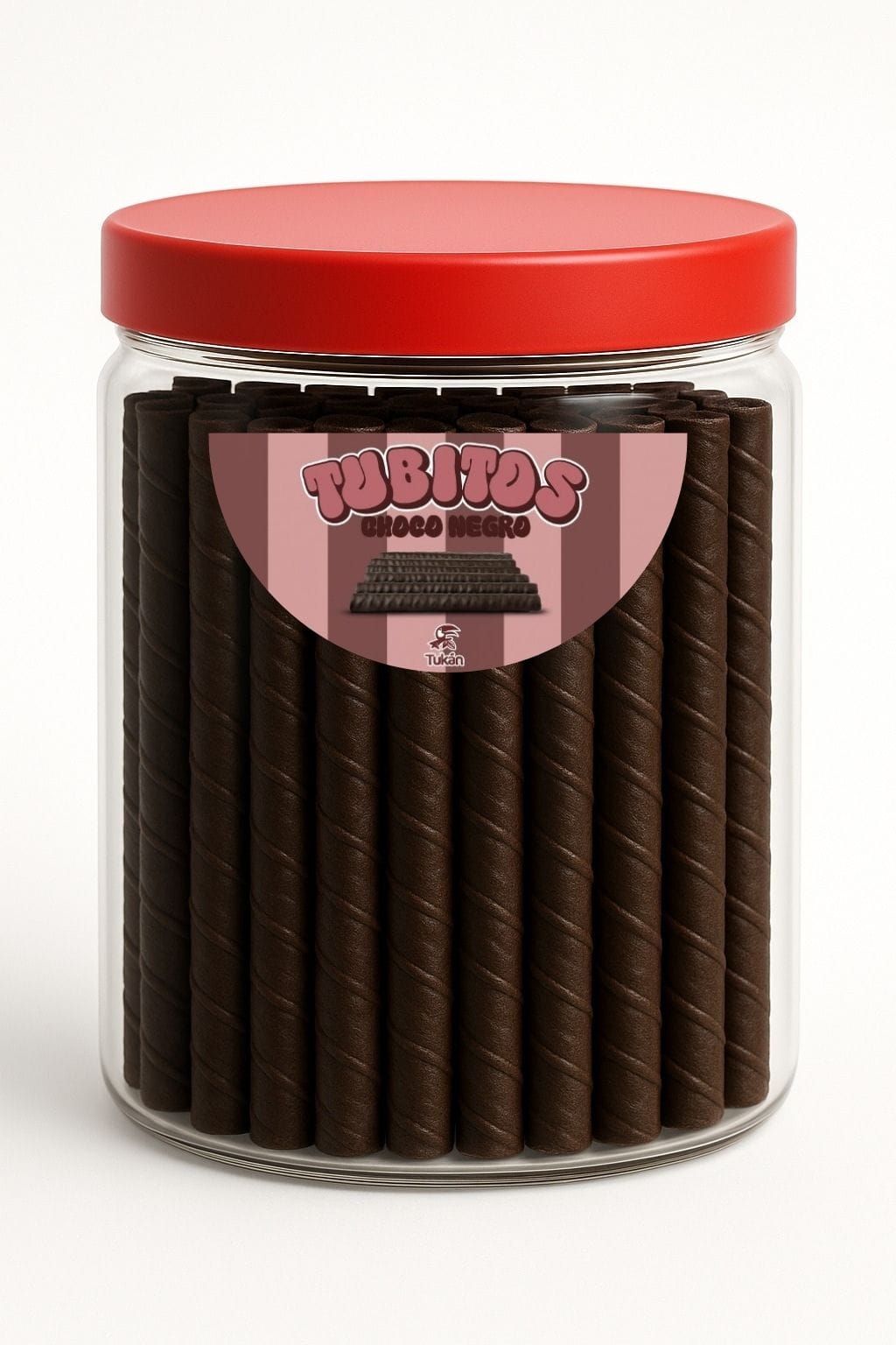 TARRO TUBITOS BAÑADOS CHOCO NEGRO